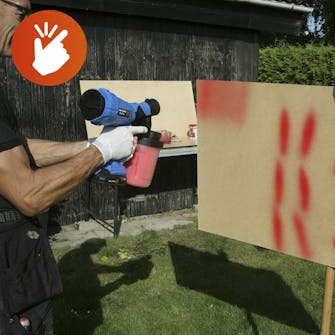 Test malingssprøyte: Brukervenlighet Test malingssprøyte: Brukervenlighet